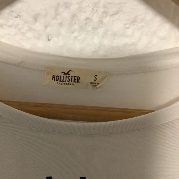 Hollister Oversize T Shirt - Size S - White - Cotton - P2P 16” - Picture 8 of 8